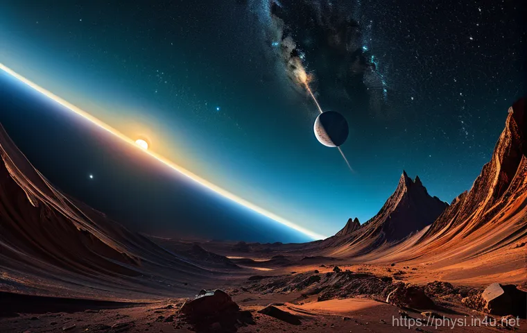 물리학 최신 연구 동향 - **Quantum Computing Breakthrough:** A futuristic, softly lit laboratory interior. In the center, a g...